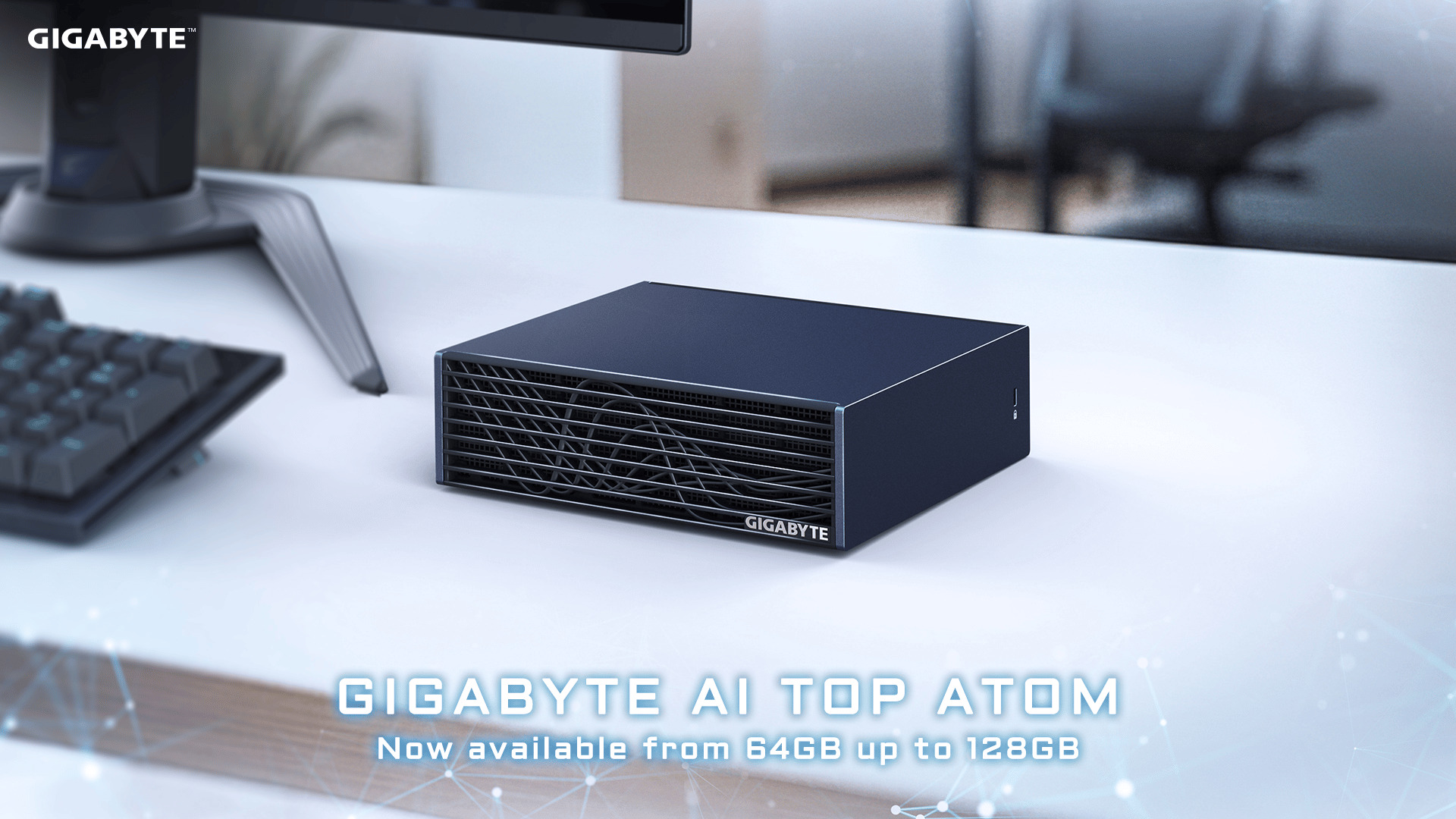 GIGABYTE AI TOP ATOM 64GB Unified Memory Version Expands Possibilities for Desktop AI Development